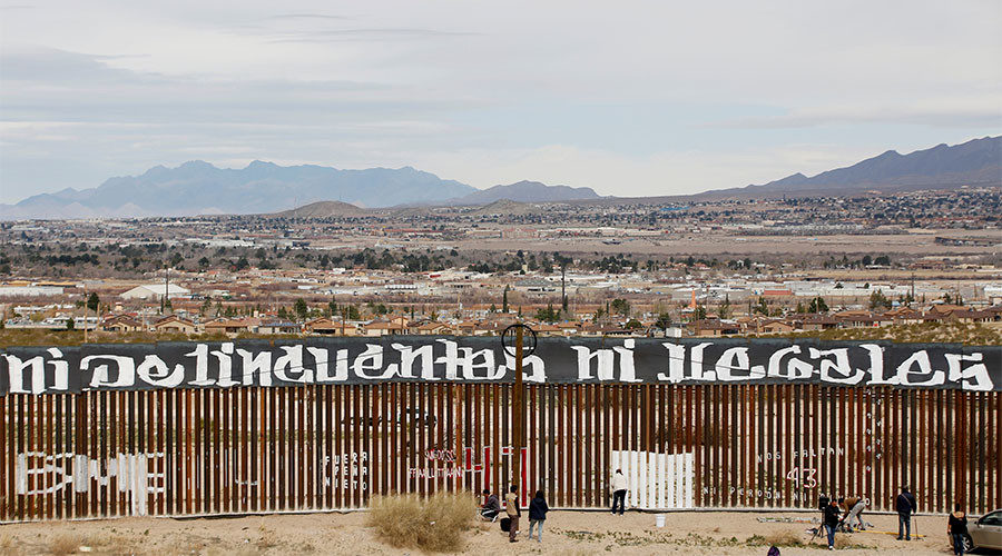 painted the U.S.-Mexico border wall