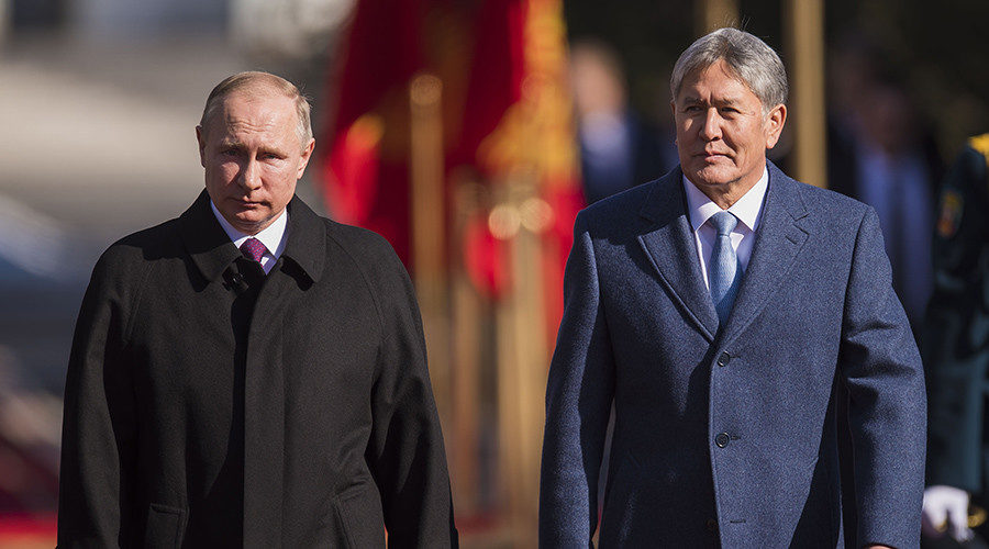 Vladimir Putin and Almazbek Atambayev