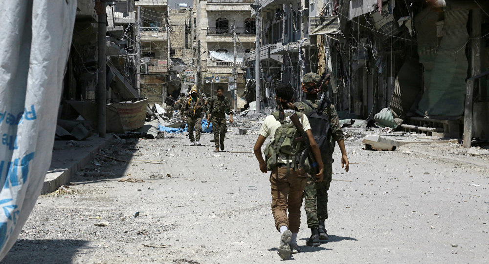 Syria Manbig warzone