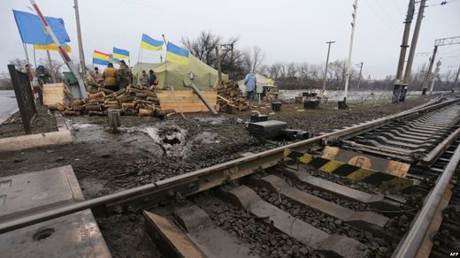 ukraine blockade railway