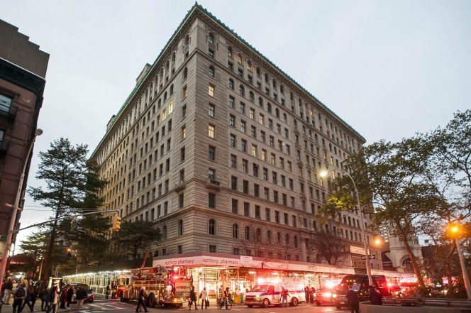 Click to enlarge Emergency services at the Apthorp building