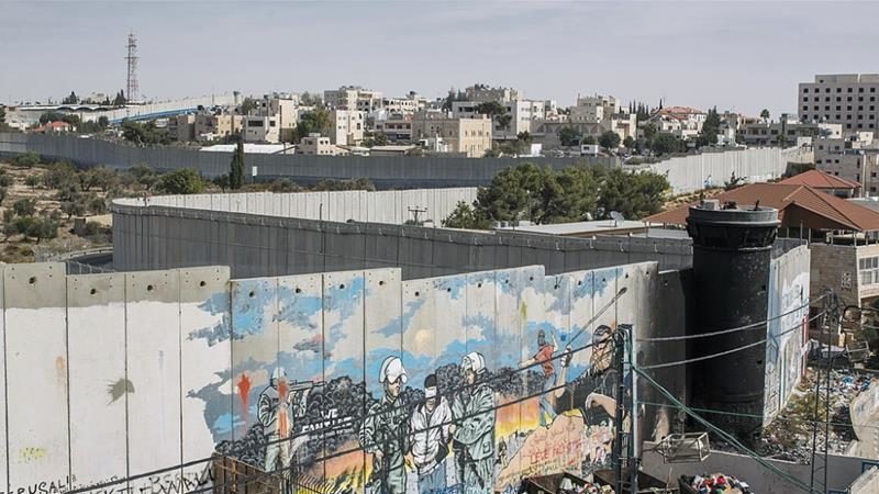 Israel Palestine camp wall Aida refugee