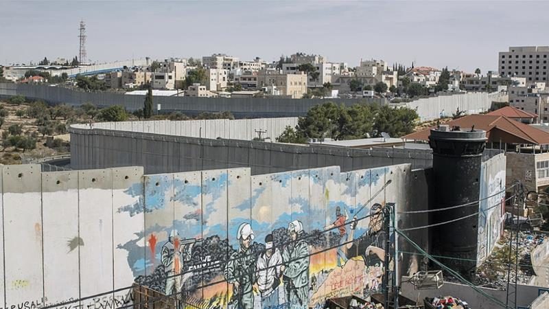 Click to enlarge Israel Palestine camp wall Aida refugee