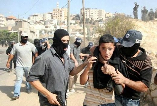 Click to enlarge Palestine school children