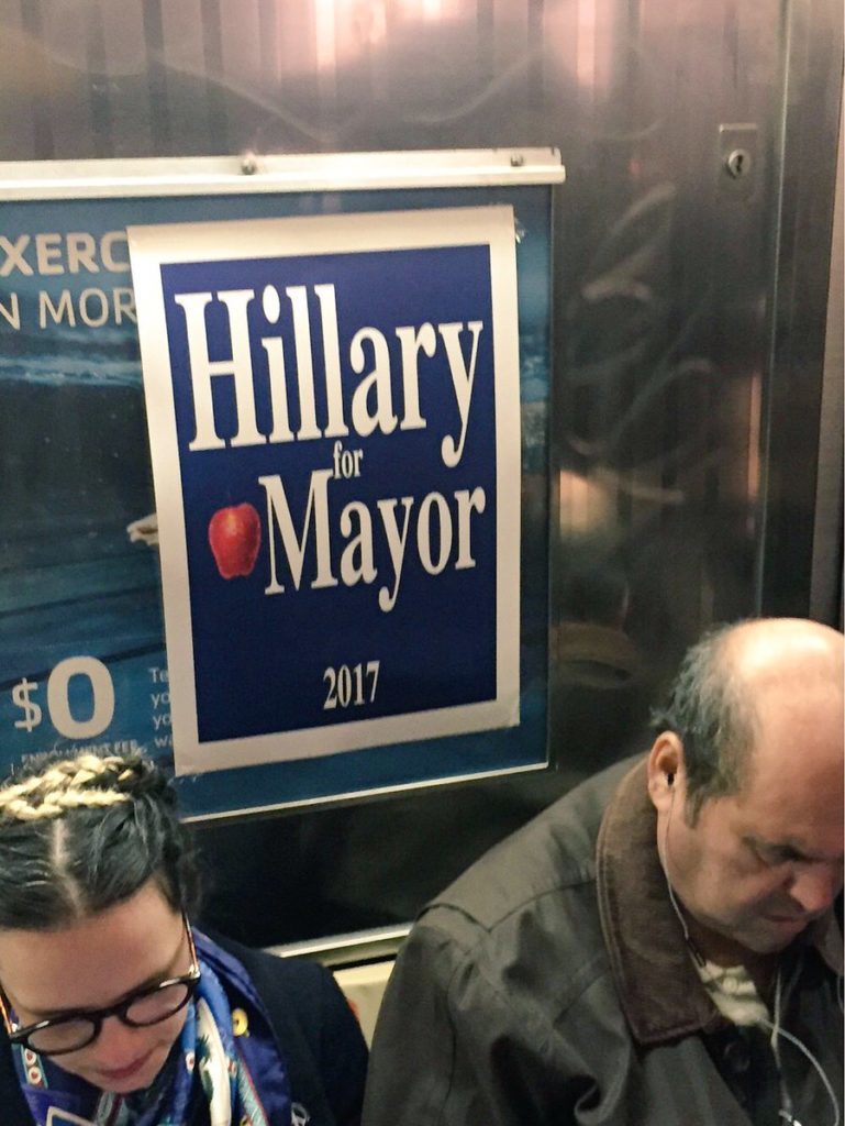 hillary mayor nyc