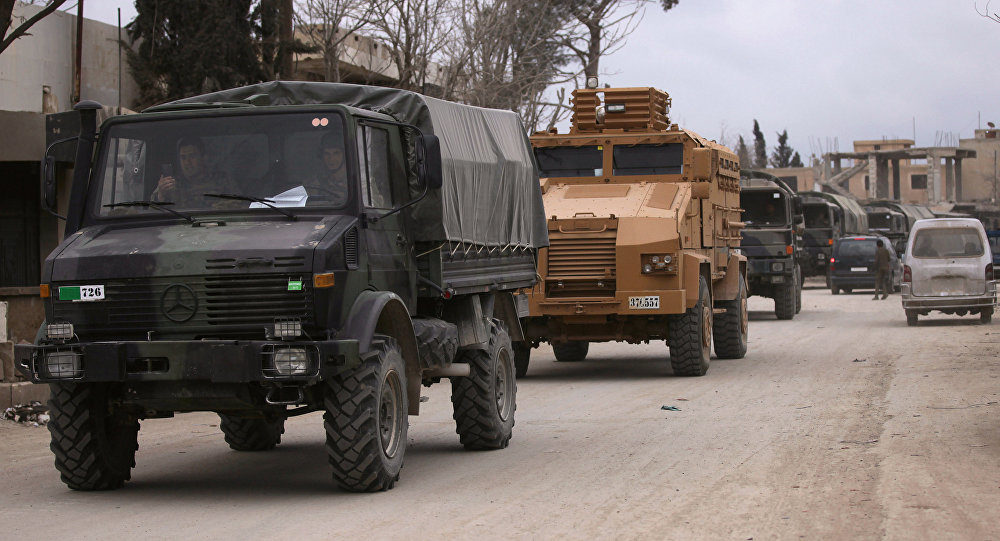 Turkey al Bab Syria azaz military base
