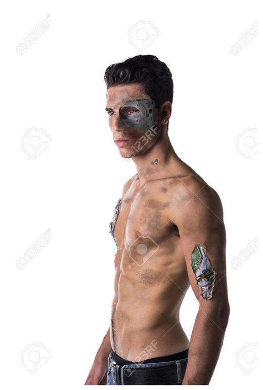 Click to enlarge Robot with Human Flesh