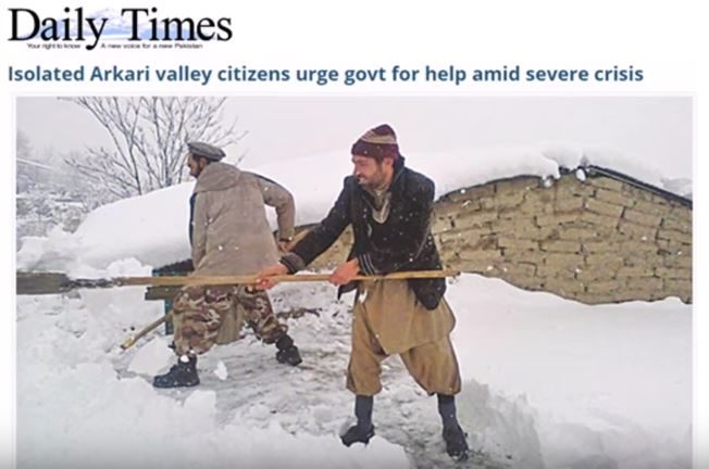 Click to enlarge Pakistan avalanches