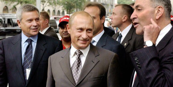 Vladimir Putin and Charles Schumer