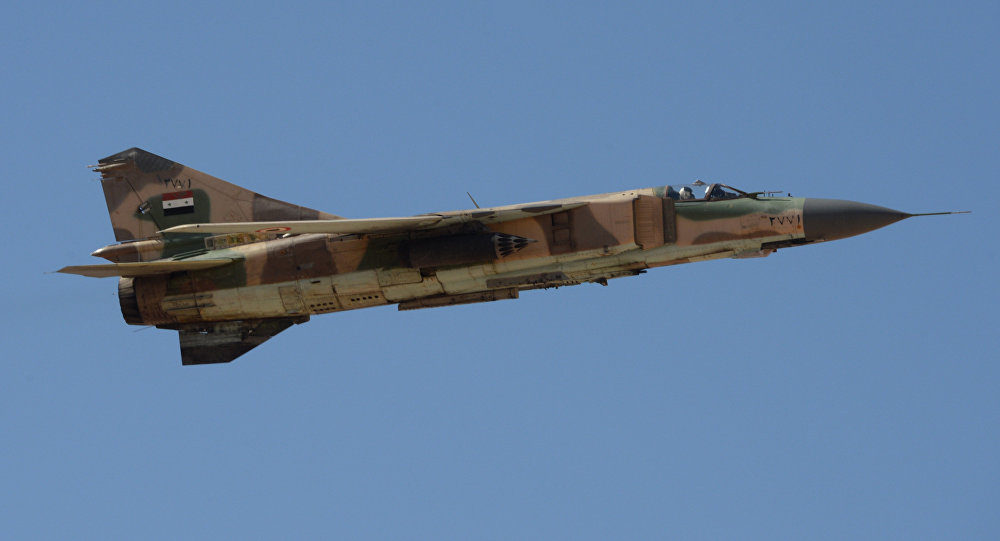 Syrian Army Mig-23 jet