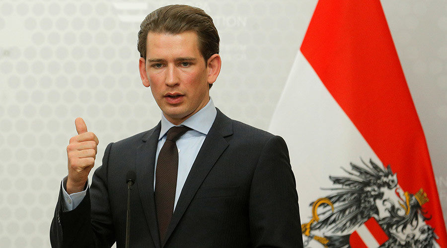 Austria's Foreign Minister Sebastian Kur