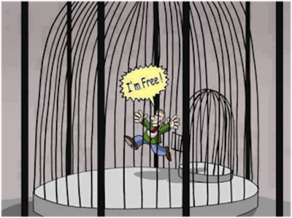 I'm free cartoon