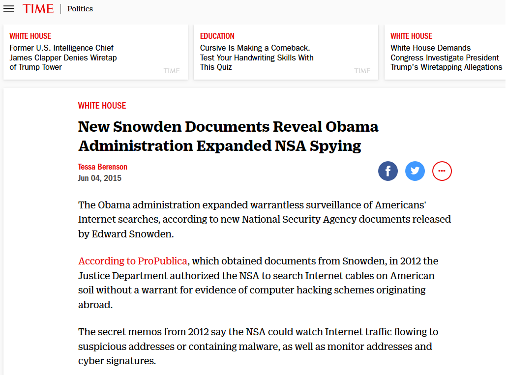 obama nsa spying headline screenshot