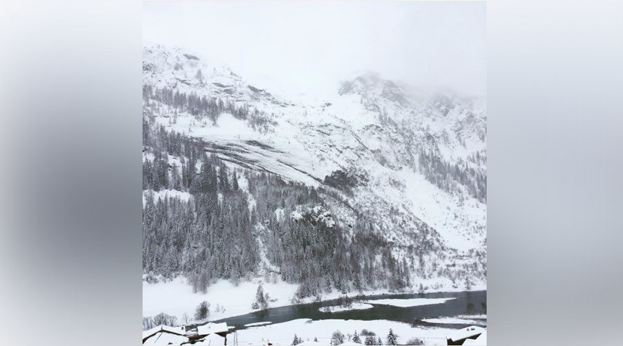 Click to enlarge French ski resort of Tignes