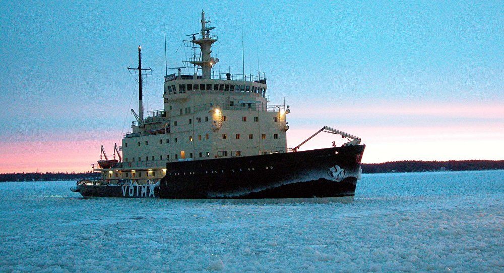 Click to enlarge Finnish icebreaker ship