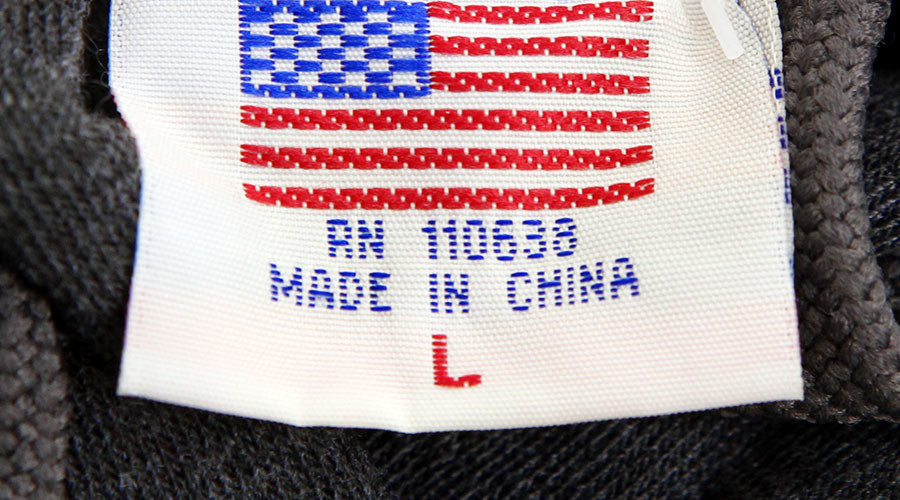 Made in China tag