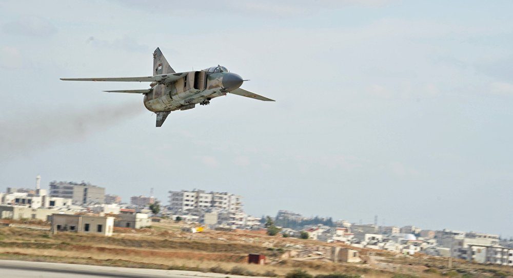 MiG-23 fighter jet Syria