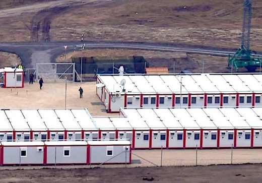 Click to enlarge Hungary border camp