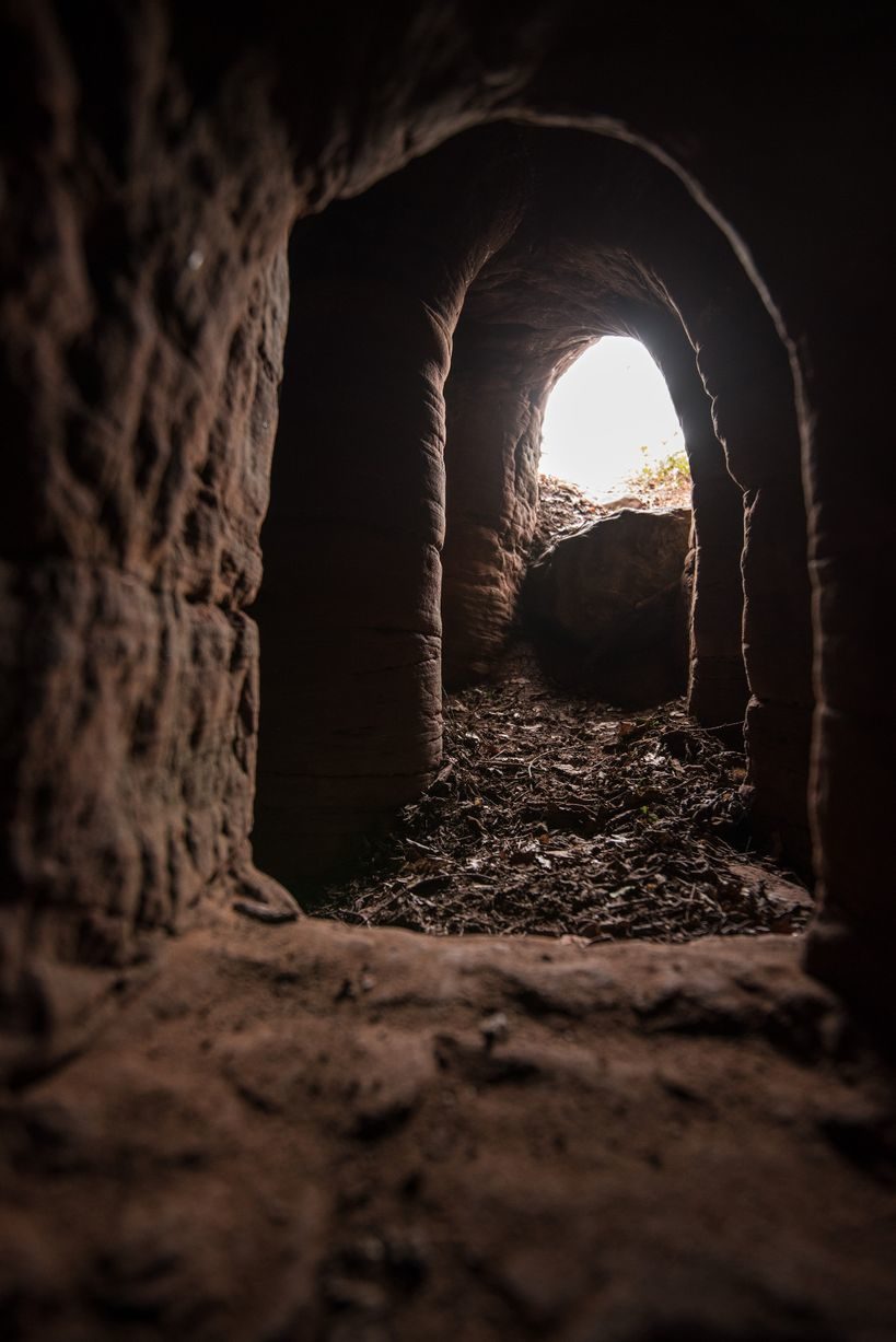 Click to enlarge Knights Templar cave