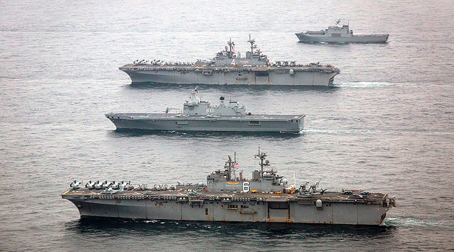 Naval drills