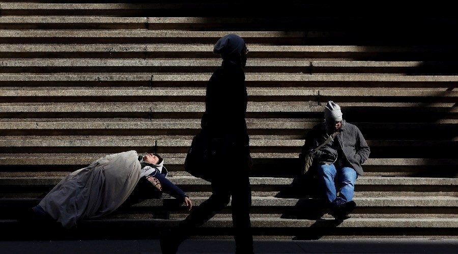 homeless people