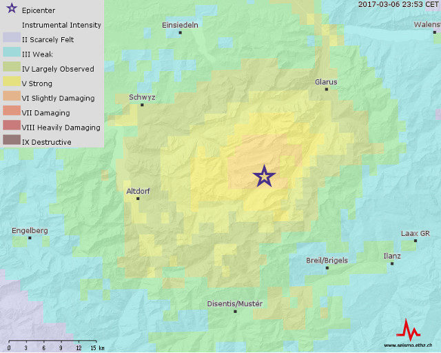 Switzerland earthquake