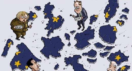 disintegrated Europe