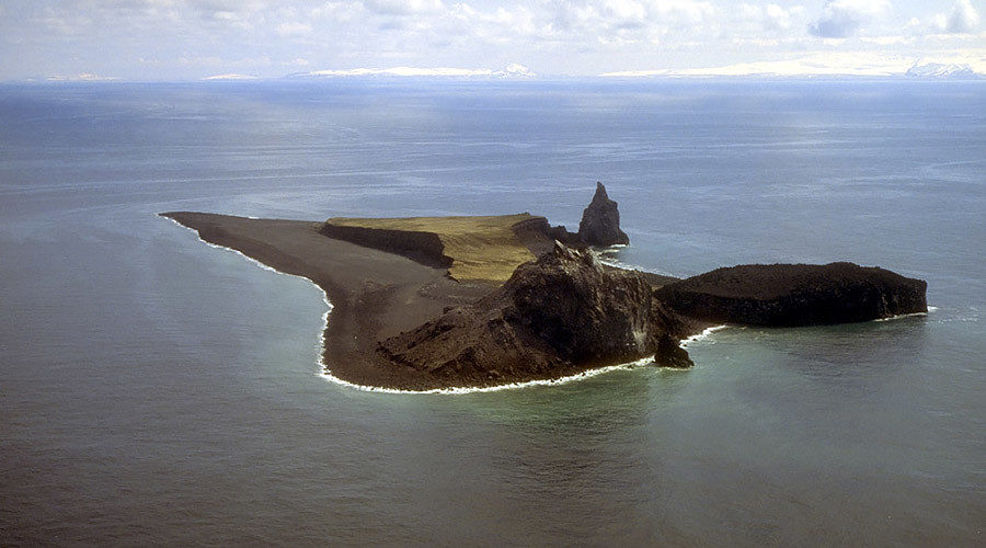 Click to enlarge Bogoslof Volcano