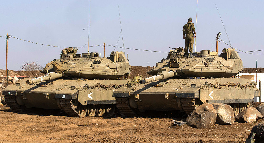 Click to enlarge Israeli tanks