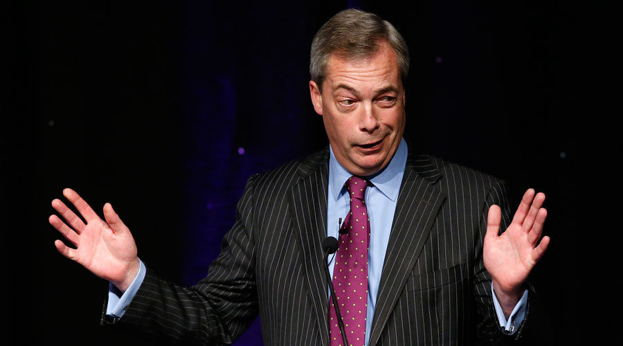 Former United Kingdom Independence Party leader Nigel Farage