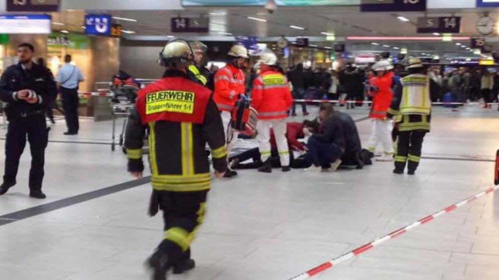 Dusseldorf train station attack