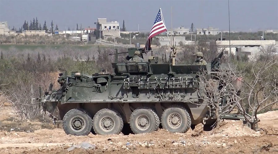 US military vehicle