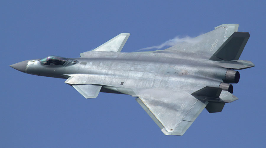 Chinese Chengdu J-20 fighter jet