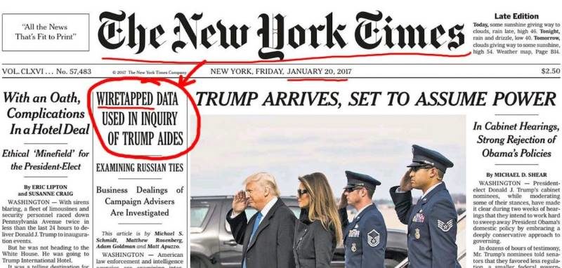 Click to enlarge Newy york times wire tapping