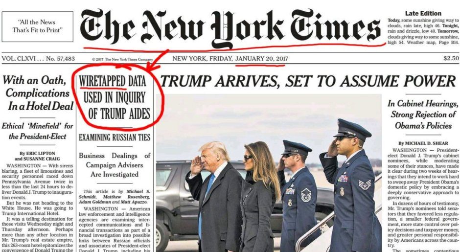 Click to enlarge nyt wire tap