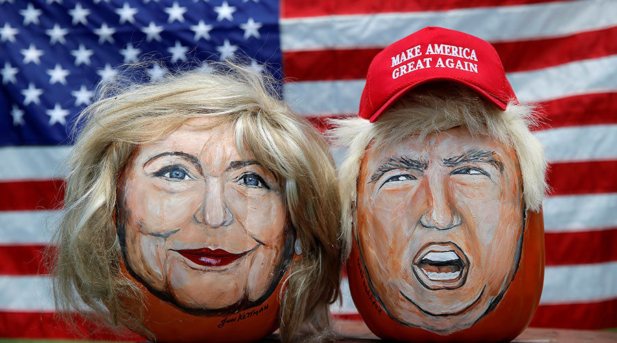 Pumpkin Trump Hillary