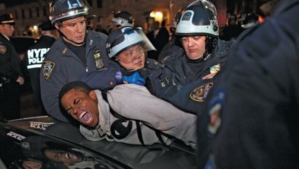 Click to enlarge black activist arrest