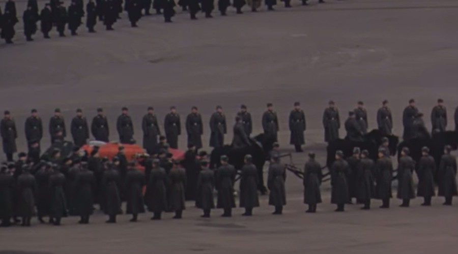 Click to enlarge Stalin's funeral