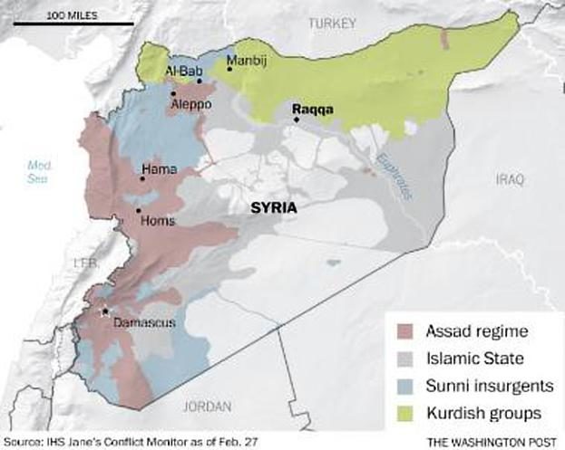 Map of Syria