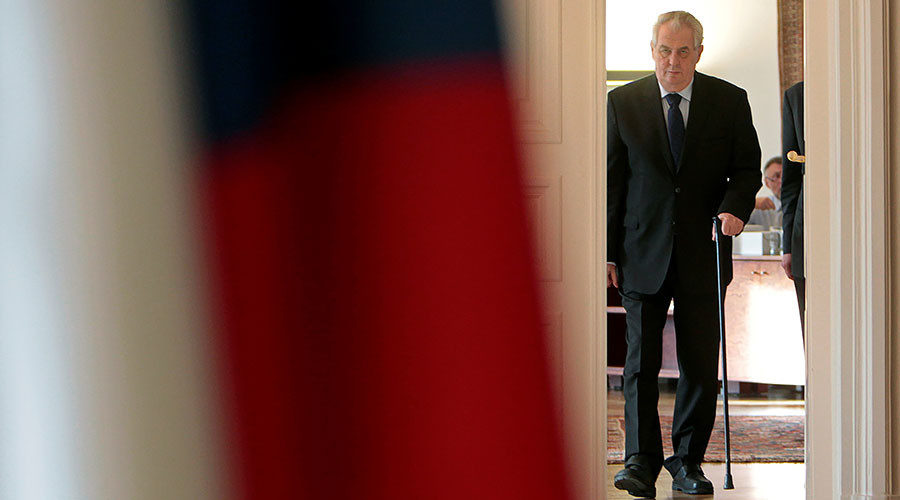  Czech President Milos Zeman