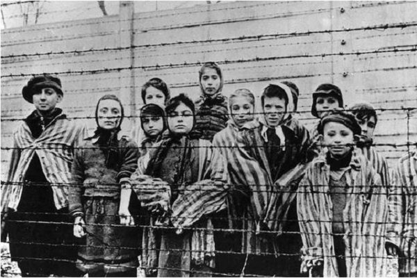 Click to enlarge Auschwitz children