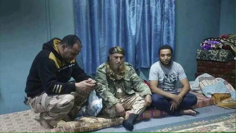 Click to enlarge Ismayel al-Sallabi, Ahmed Abd Al jaleel Hessnawi and Ahmed Al Tajuri
