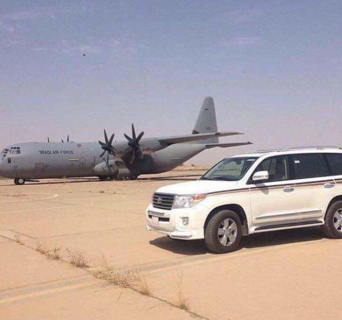 Click to enlarge US cargo plane with the name Iraqi Air Force on itUS cargo plane with the name Iraqi Air Force on it