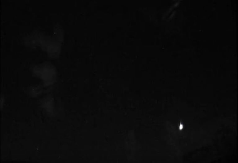 meteor fireball over Southern Germany