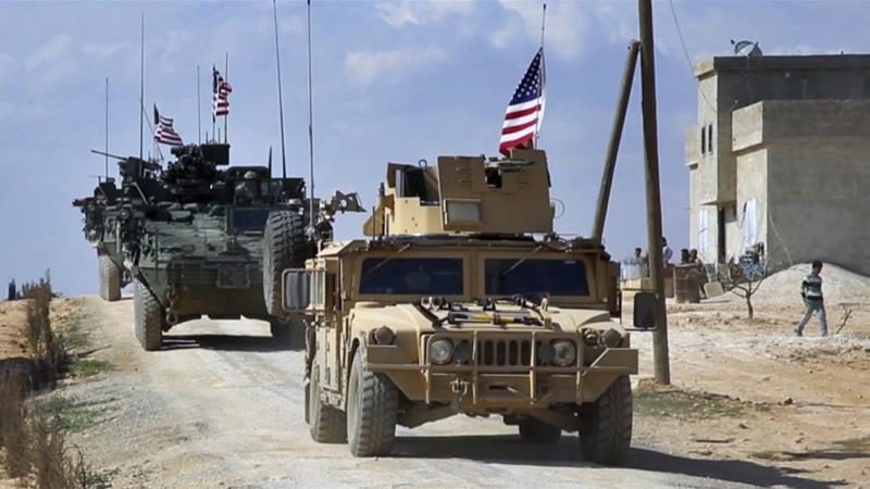 Manbij US army tanks soldiers Syria