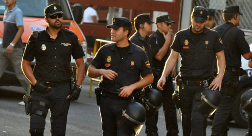 Spain Spanish police cops