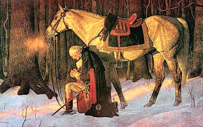 George W. and horse