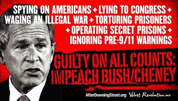 bush war criminal impeach