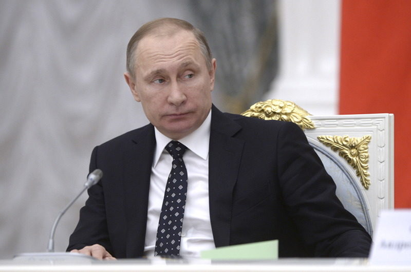 putin looking somewhat frustrated