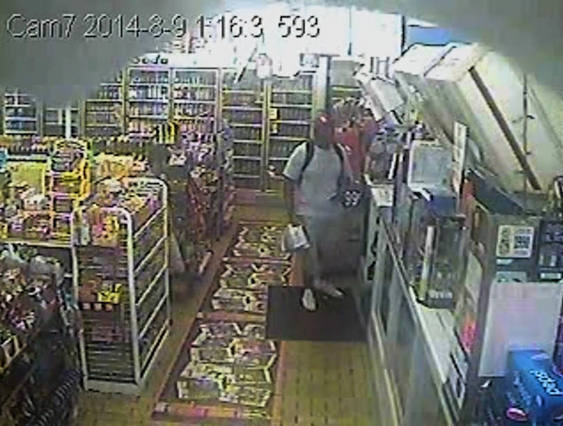Click to enlarge Michael Brown surveillance footage